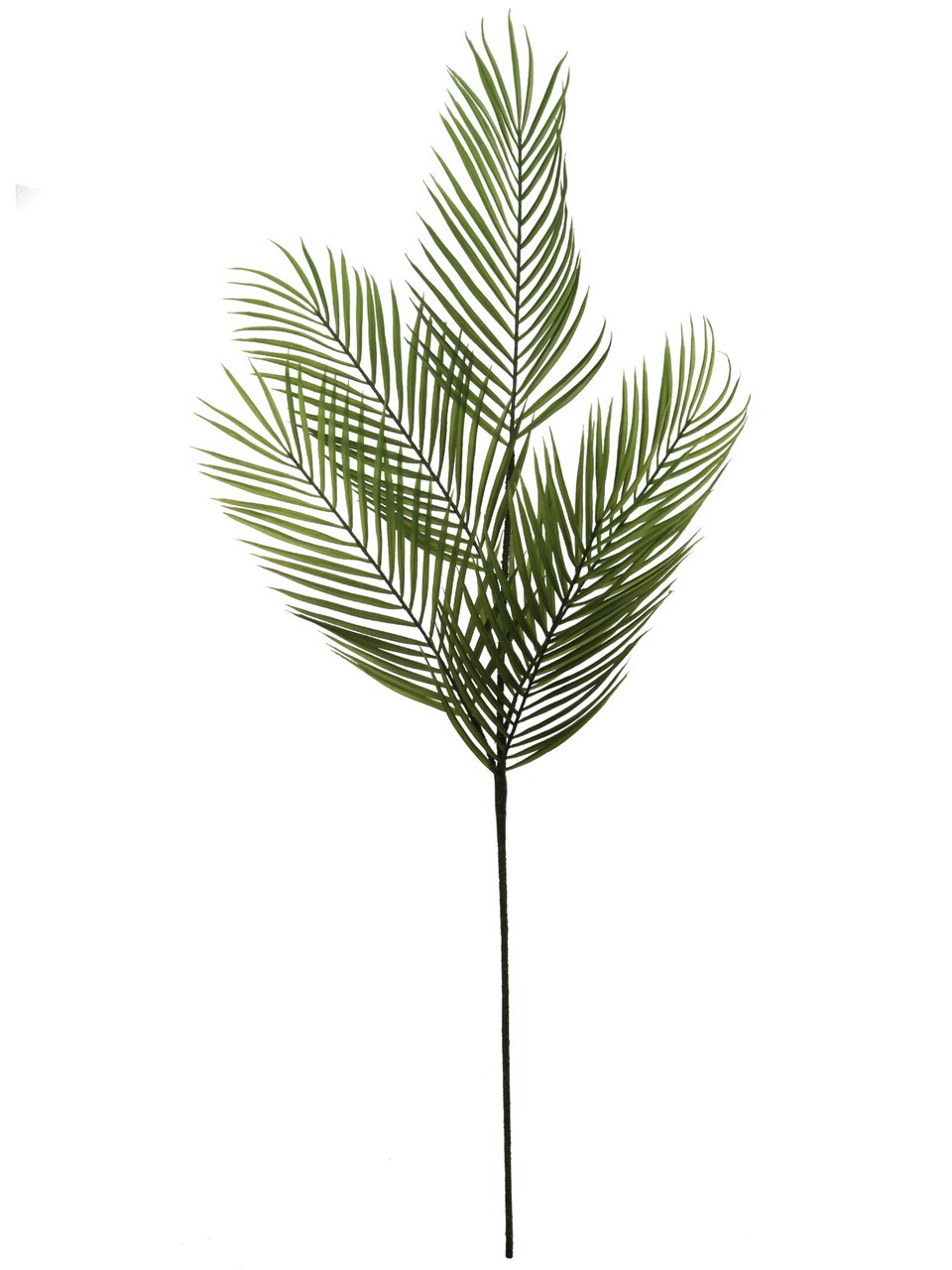 2 Pack 43" Green Palm Frond Spray – Faux Tropical Leaf Stem for Home Décor, Wreaths, Centerpieces, Floral Arrangements